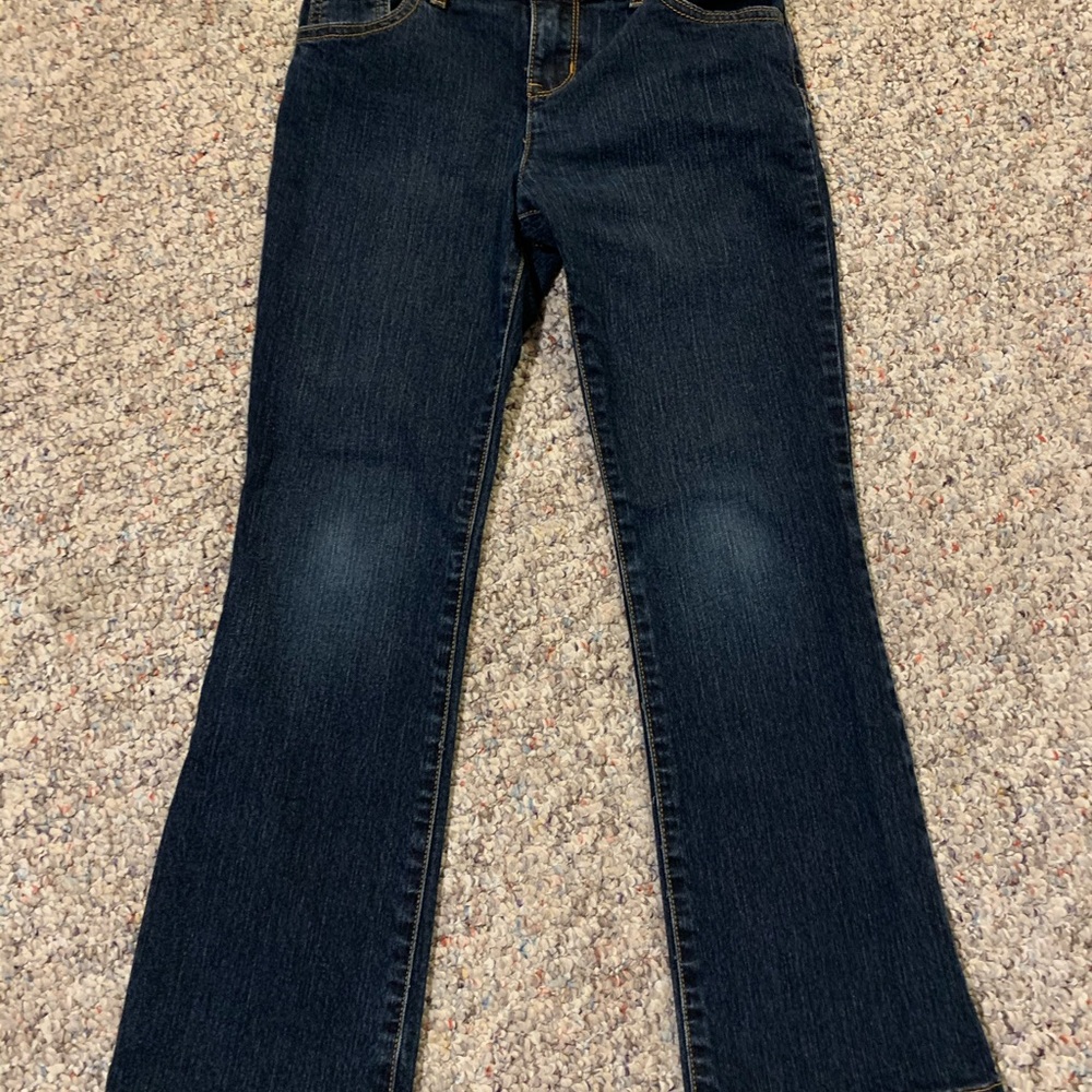 Girls Children’s Place dark boot cut jeans - Picture 2 of 7